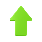 Arrow up Green Vectorman
